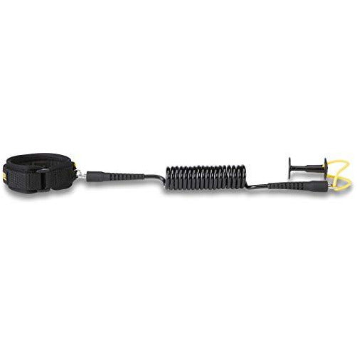 Dakine Unisex Coiled Bicep Leash 4' X 5/16", Black