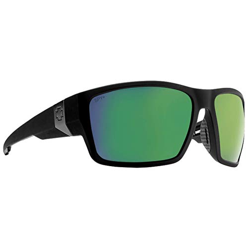 Spy Optic Dirty Mo Tech Soft Matte Black/Happy Bronze/Green Spectra Mirror One Size
