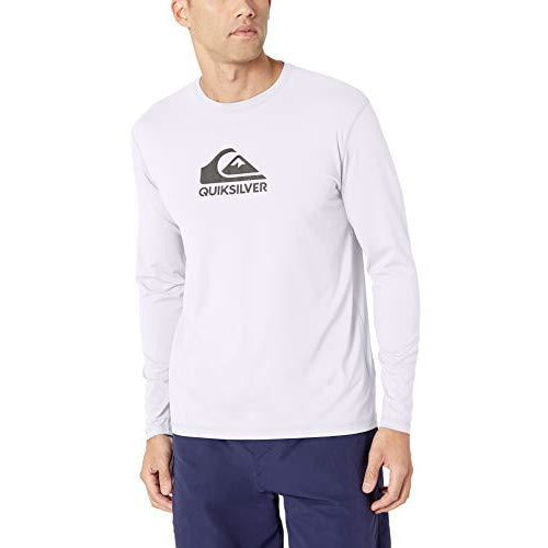 Quiksilver Men's Solid Streak Long Sleeve Rashguard UPF 50+ Sun Protection