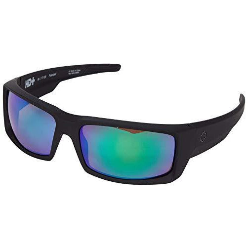 Spy Optic General Soft Matte Black/Hd Plus Bronze Polar/Green Spectra Mirror One Size