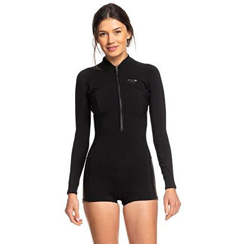 Roxy Womens 1.5Mm Satin - Long Sleeve Front Zip Springsuit - Women