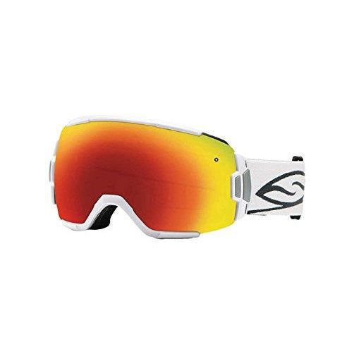Smith Optics Vice Goggle White Block with Blue Sensor Lens