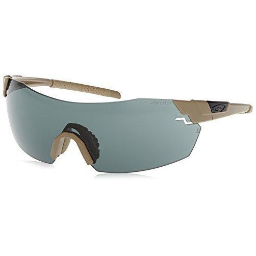 Smith Optics Elite Pivlock V2 Tactical Glasses - Tan 499 Frame with Gray/Ignitor/Clear Lenses
