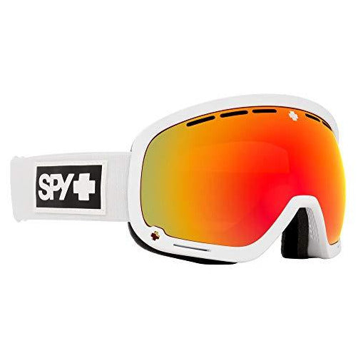 Spy Marshall Asian Fit Mat White/Bronze w Red Spectra + Bonus