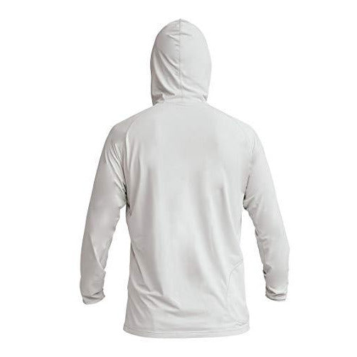 XCEL Mens Heathered Ventx Hooded Pullover Long Sleeve Rashguard