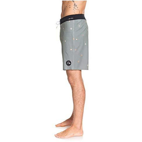 Quiksilver Mens Highline Faded Sun 19 Boardshorts Green 36