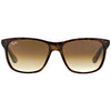 Ray-Ban Men's RB4181 Sunglasses Light Havana/Crystal Brown Gradient 57mm