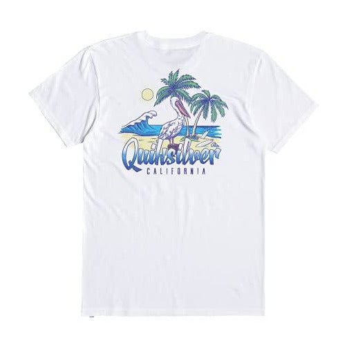 Quiksilver Mens Ca Pelican Beach Tee