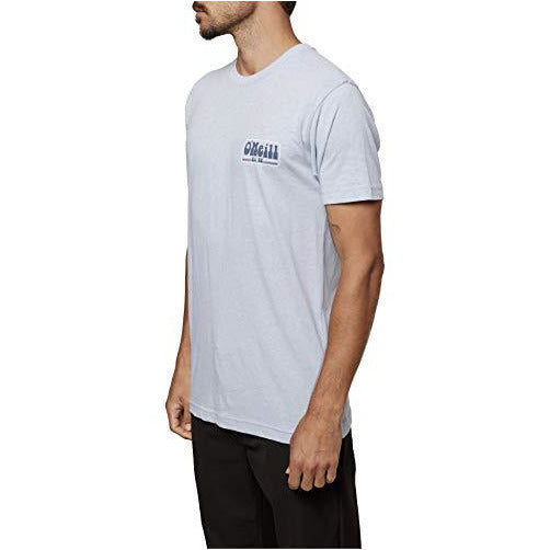 O'NEILL Mens Printables S/S Screen Tee Light Indigo/Rinsed S