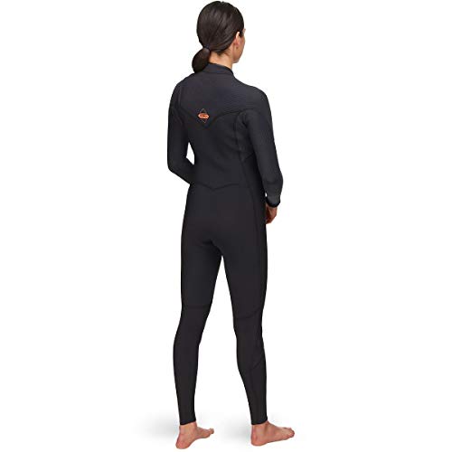 O'NEILL Hyperfreak 3/2+mm Chest-Zip Full Wetsuit - Women's Black/Black, 6