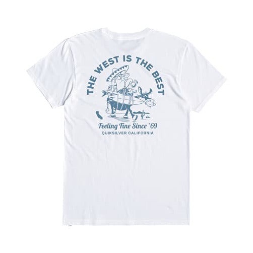 Quiksilver Mens Ca West is Best Tee