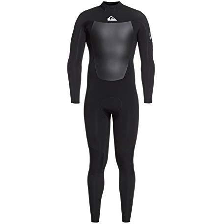 Quiksilver Mens 4/3Mm Syncro - Back Zip GBS Wetsuit for Men Back Zip GBS Wetsuit Black St
