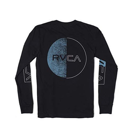 RVCA Boys' Divides Long Sleeve Crew Neck T-Shirt