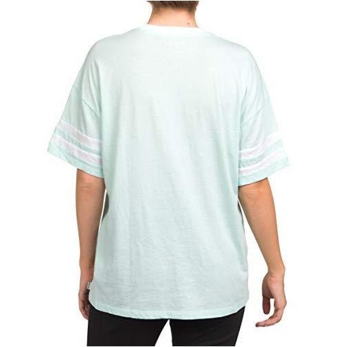 Hurley Womens Washed Oversized Varsity Boyfriend Crew
