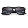 Authentic Ray-ban Justin RB 4165 622/T3 55mm Rubber Black/Grey Gradient Polarized