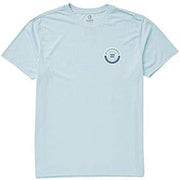 Billabong men's short sleeve T-shirt in coastal blue with chest logo