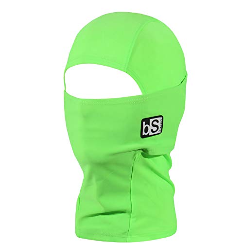 BLACKSTRAP Kids The Hood Dual Layer Cold Weather Neck Gaiter and Warmer for Children, Bright Green