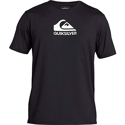 Quiksilver Men's Solid Streak Ss Short Sleeve Rashguard Surf Shirt