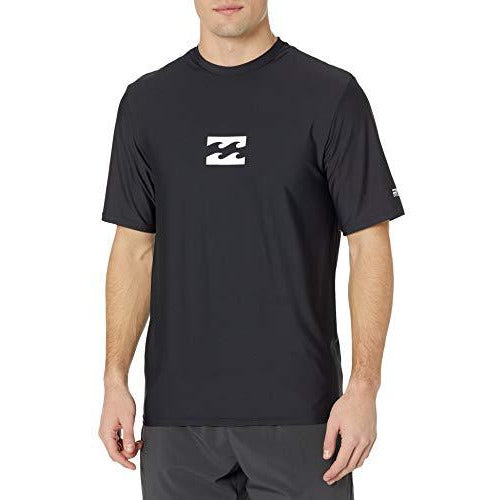 Billabong Men's Classic Loose Fit Short Sleeve Rashguard Surf Tee Shirt