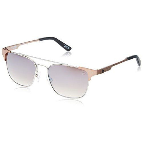 Spy Optic Unisex Westport Matte Silver/Matte Rose Gold/Happy Bronze Fade/Silver Mirror One Size