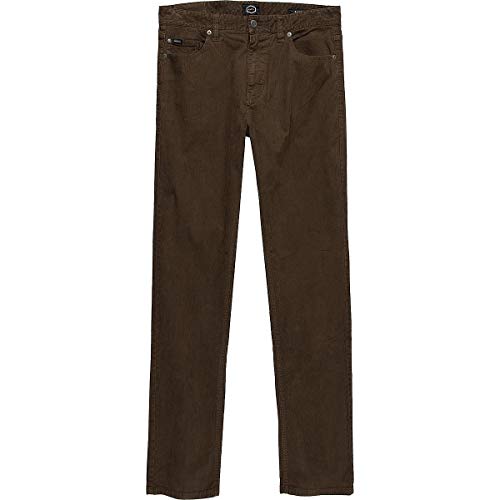 RVCA Men Daggers Pigment Corduroy Denim Brown 38