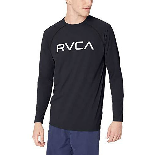 RVCA Men's Micro Mesh Long Sleeve Surf T-Shirt