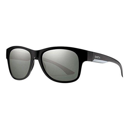 Smith Optics Wayward Lifestyle Polarized Sunglasses, Matte Black/Chromapop Platinum