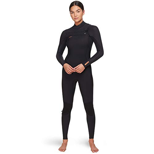 O'NEILL Hyperfreak 3/2+mm Chest-Zip Full Wetsuit - Women's Black/Black, 6