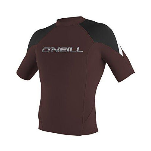 O'Neill Wetsuits UV Sun Protection Men's Hammer Short Sleeve Crew Rashguard