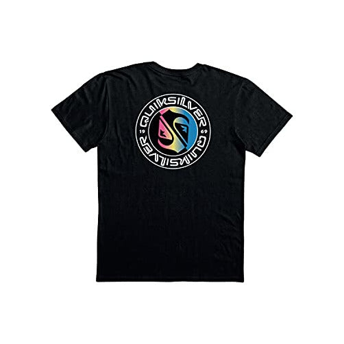 Quiksilver Boys Mellow Phonic Tee (Black, M/12)