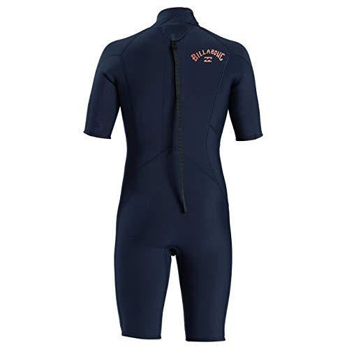 Billabong Men's 2/2 Absolute Back Zip Short Sleeve Flatlock Spring Wetsuit
