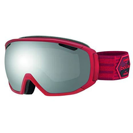 Bolle Tsar Chrome, Matte Red Patch Black, Medium/Large (21819)