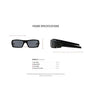 Oakley UniSex Gascan Polished Black Frame Grey Lens 03-471 60mm