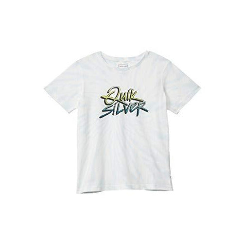 Quiksilver Boy's Draft Message Short Sleeve (Toddler/Little Kids) Snow White 2T Toddler