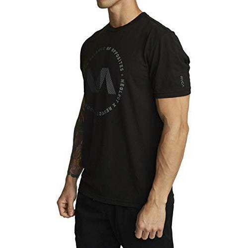 RVCA Men's Va Track Short Sleeve Crew Neck Shirt