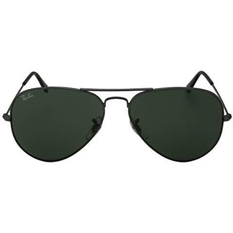 Aviator Large Sunglasses Gunmetal/G-15XLT Green Lenses