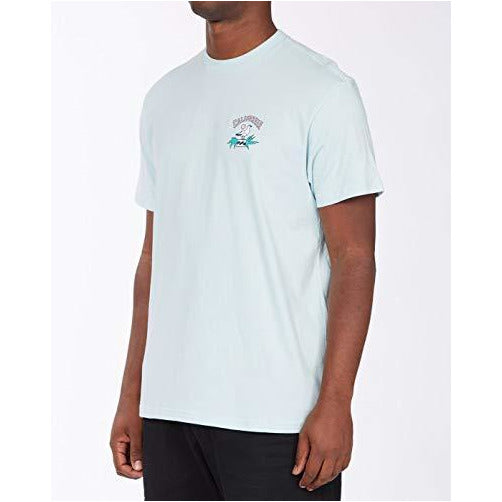 Billabong Arch California Short Sleeve T-Shirt Blue Small