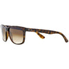 Ray-Ban Men's RB4181 Sunglasses Light Havana/Crystal Brown Gradient 57mm