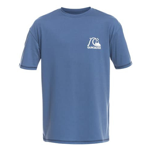 Quiksilver Boys' Big Heritage Short Sleeve Youth Rashguard Surf Shirt