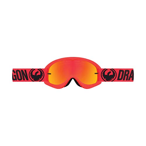 Dragon Alliance Unisex-Adult Youth Mx Goggle (Break Red/Ion Lens, One Size)