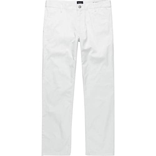 RVCA Men Week-End Stretch Straight Fit Pant White 32