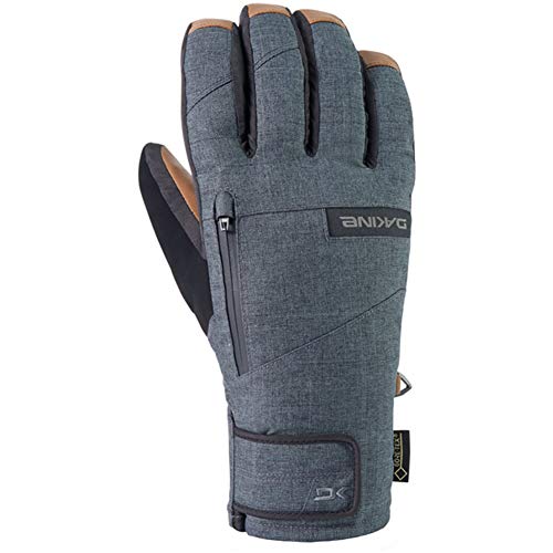 Dakine 10002533-CARBON-XL Mens Carbon Leather Titan Gore-Tex Short Cuff X-Large Gloves