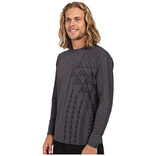 XCEL Wetsuits Men's Haleiwa Ventx UV Long Sleeve, Heather Charcoal, XL