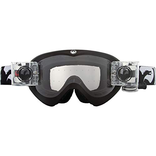 Dragon Alliance Unisex-Adult Nfxs Goggle (Black/Clear Rapid Roll Lens, One Size)