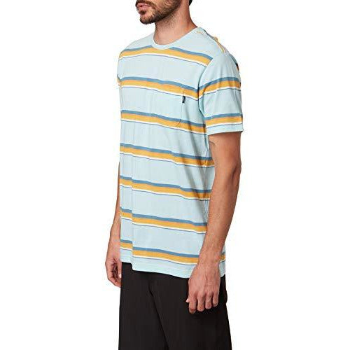 O'NEILL Mens Knits Short Sleeve Ice Water/Smasher Ss Crew M
