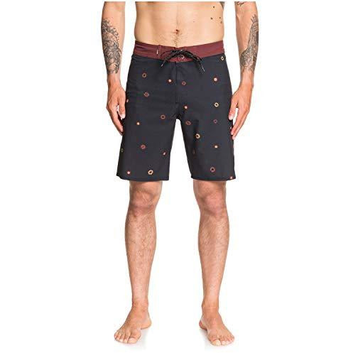 Quiksilver Mens Highline Faded Sun 19 Boardshorts Black 30