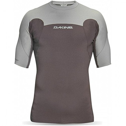 Dakine Men's Covert Snug Fit Short Sleeve Rashguard T-Shirt, Gunmetal, S