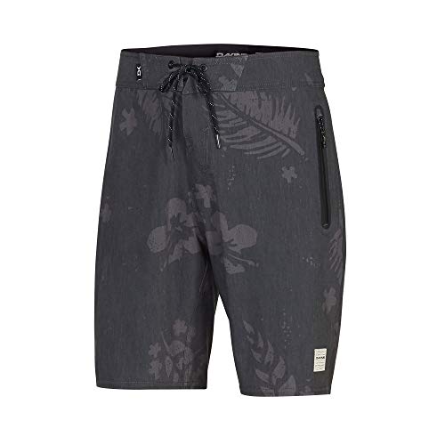 Dakine Men's Sumbawa Travel Boardshorts (Black Hibiscus,28)