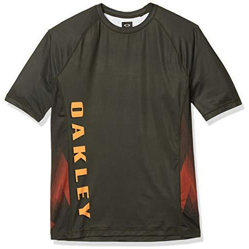 Oakley Men’s 75 Rash Guard Features Flatlock Stitching and Seamless Sides Stretchy Fabric Blend Men’s Swim Shirt