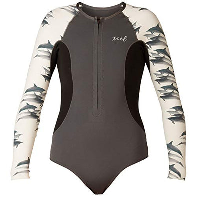 XCEL Womens Water Inspired Axis Long Sleeve Front Zip 1.5/1mm Springsuit